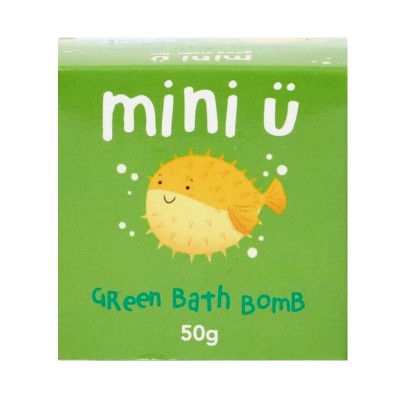 Mini-U vonios bomba "Green Bath Bomb" 50g