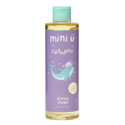 Mini-U natūralus vaikiškas šampūnas plaukams "Honey Cream Shampoo" 250ml